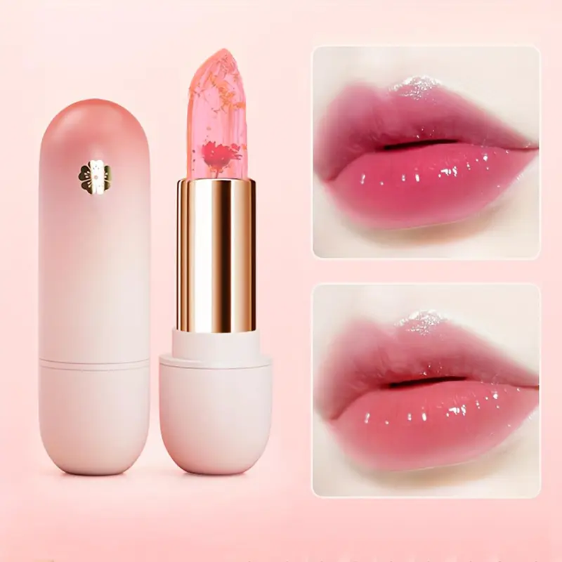 Temperature Color Changing Lipstick, Moisturizing Lip Balm, Compact Hydrating Glossy Lip Glaze Stick, Plumping Lip Oil Lip Stick for Girls and Women, Color Lipgloss, Lip moisturizer gloss, Hydrate, Lip Glow, Glowy Lip, Lip Care