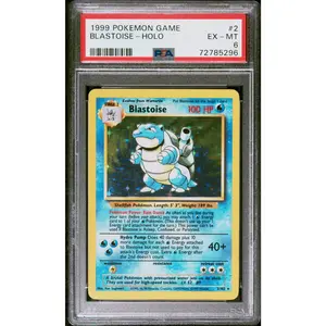 Blastoise Holo PSA 6 1999 Pokemon Base Set #2