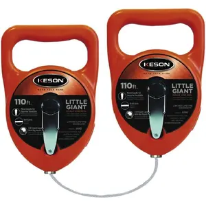 G110D Double Little Gaint Chalk Line Reel, 110-Foot