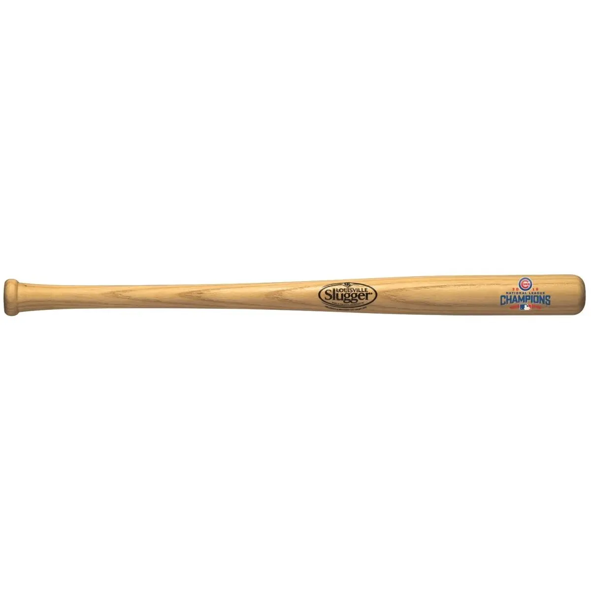 Wilson Chicago Cubs 18-Inch Natural Wood Logo Baseball Bat, 2016 World Series Champions Commemorative Edition, Championships, Commemoration, Team Emblem