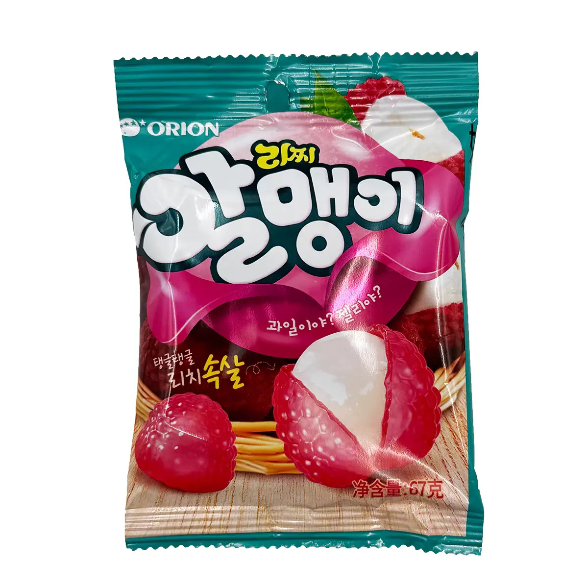Orion Soft Gummy - Lychee 67g (Korea)