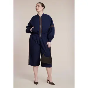 ELOQUII Women's Plus Size Nylon Side Stripe Culotte