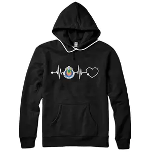 Personalized Las Chivas De Guadalajara Mexican Soccer Team Heart Beat Pullover Hoodie