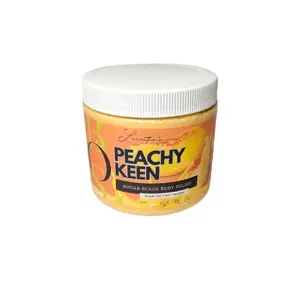 PEACHY KEEN Whipped and Creamy Sugar Scrub made with Mango Butter Body Care Skin Repair Scent Fragrance Smoother Scented