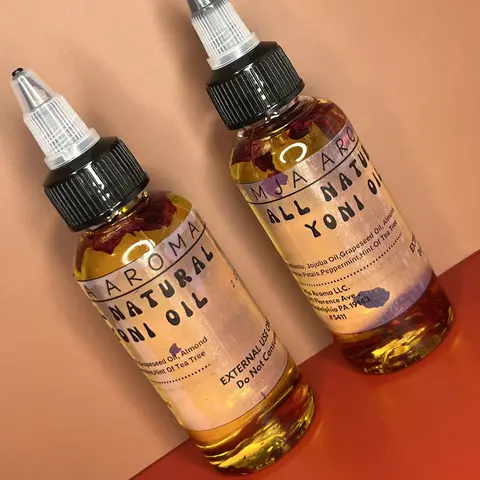 All Natural Yoni Oil - Feminine Nourishing Oil for Delicate Skin Moisturizing & Care Lightweight Hydration Natural Glow