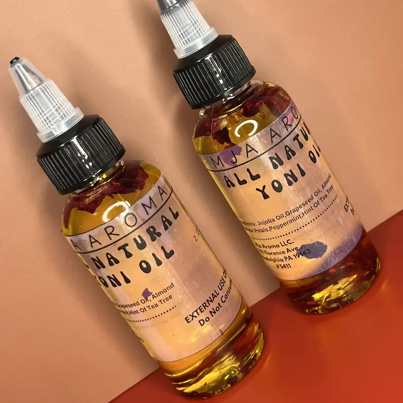 All Natural Yoni Oil - Feminine Nourishing Oil for Delicate Skin Moisturizing & Care Lightweight Hydration Natural Glow