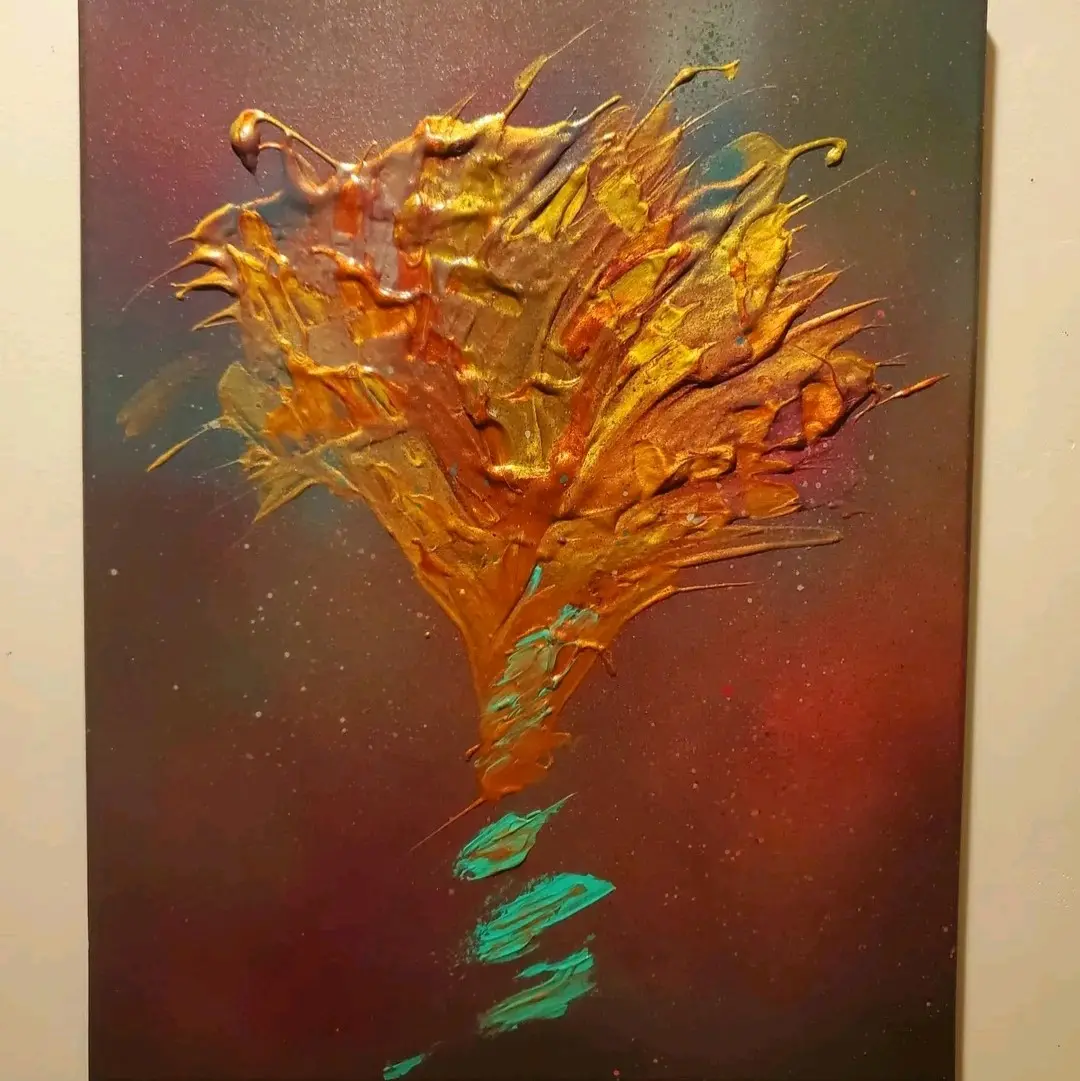 Sunset Flowers 20x24 Canvas