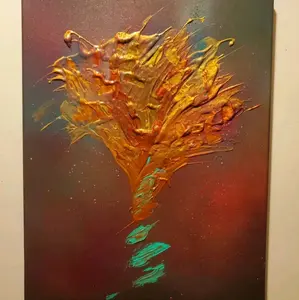 Sunset Flowers 20x24 Canvas