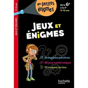 USED-Jeux et énigmes - De la 6e à la 5e - Cahier de vacances 2026 (Paperback)