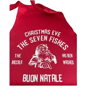 Stoop Society Italian American Christmas’s Eve Seven Fishes Apron