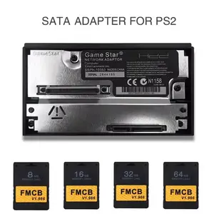 PS2 SATA Network Adapter and Memory Card – HDD Upgrade Kit for PlayStation 2 Fat Console