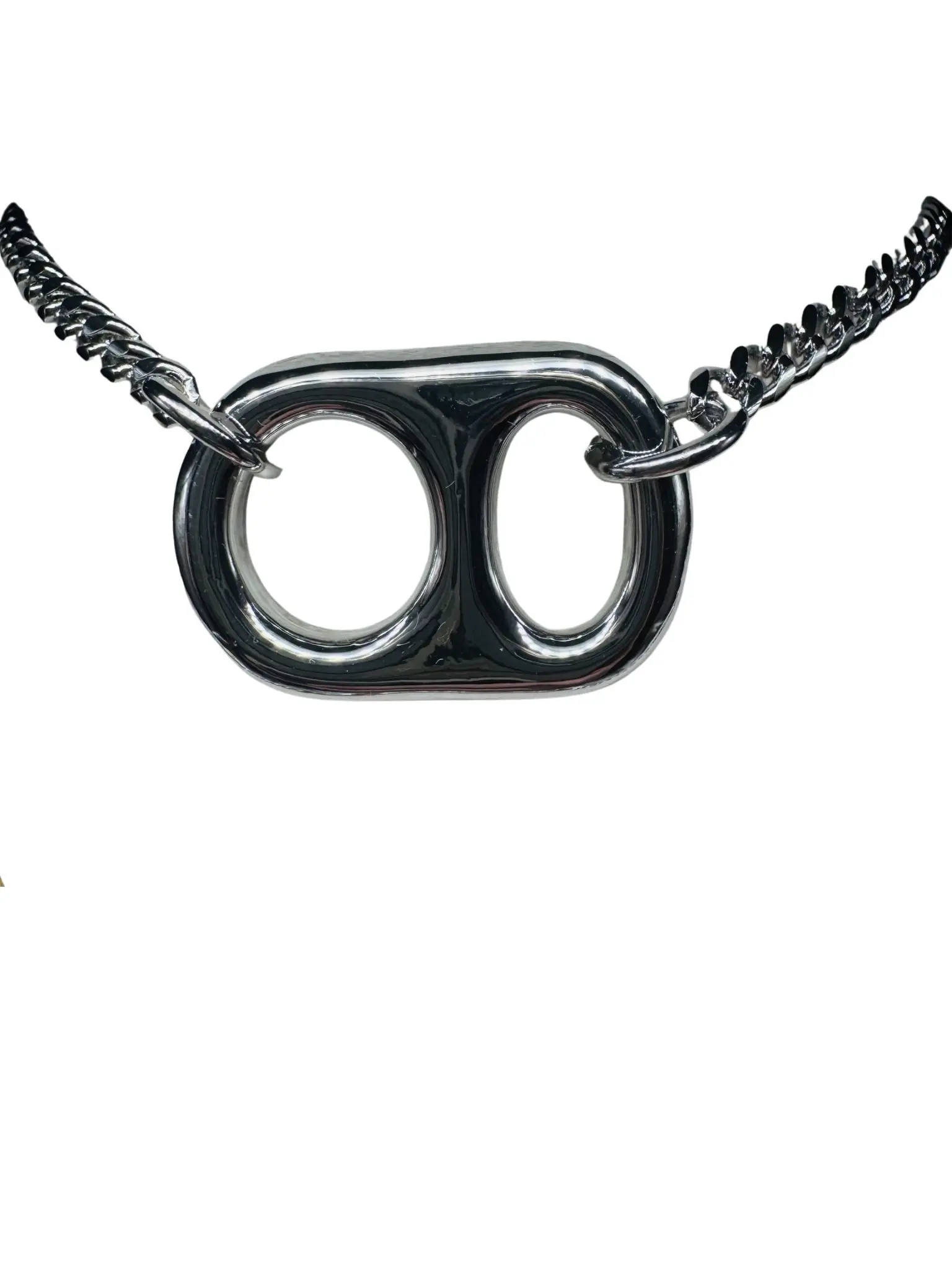 Classic Silver Crush Pop Tab CHOKER Necklace by Tabulous Jewelry