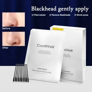 Blackhead removal nose patch, mask cloth extract, deep cleansing blackheads, for men and women, plant-derived