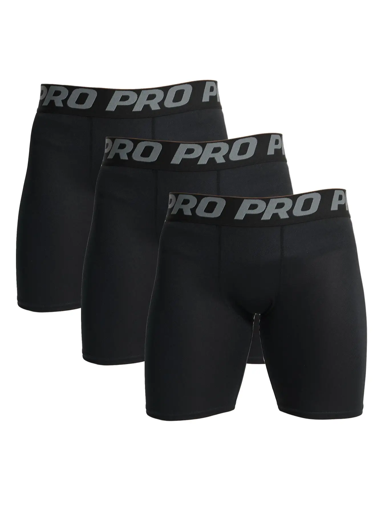 Men's 3pcs Letter Print Tape Compression Sports Gym Shorts, Quick Drying Breathable Comfortable Sports Bottoms, Athletic Shorts for Gym Workout Runnin