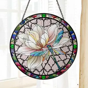 Dragonfly Green  Glass, Dragonfly  Glass, Dragonfly Suncatcher, Hanging Dragonfly, Gift For Mom, Dragonfly Hanging Decor