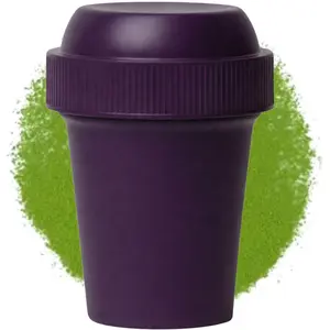 Matcha Mini Shaker (20 mL / 0.68 Fl.Oz) for Ceremonial Matcha & Hojicha Powder| & Compact Matcha Whisk Set| Japanese Lacquerware| 3-Year Special Edition – Deep Purple