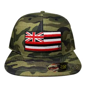 ALL ANXD Hawaii State Flag Patch Snapback Hats | 58cm Adjustable | Island Streetwear