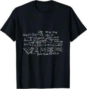 Complex Math Equations Graphic for Mathematicians Physicists T-Shirt - Vikramvikran Shop 62B0DSTJDWQ7