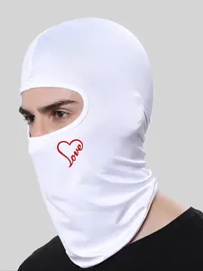 Heart Pattern Balaclava, Breathable Full Face Mask, Sun Protection Face Cover for Men & Women, Sports & Outdoor Clothing Accessories for Cycling, Motorcycle