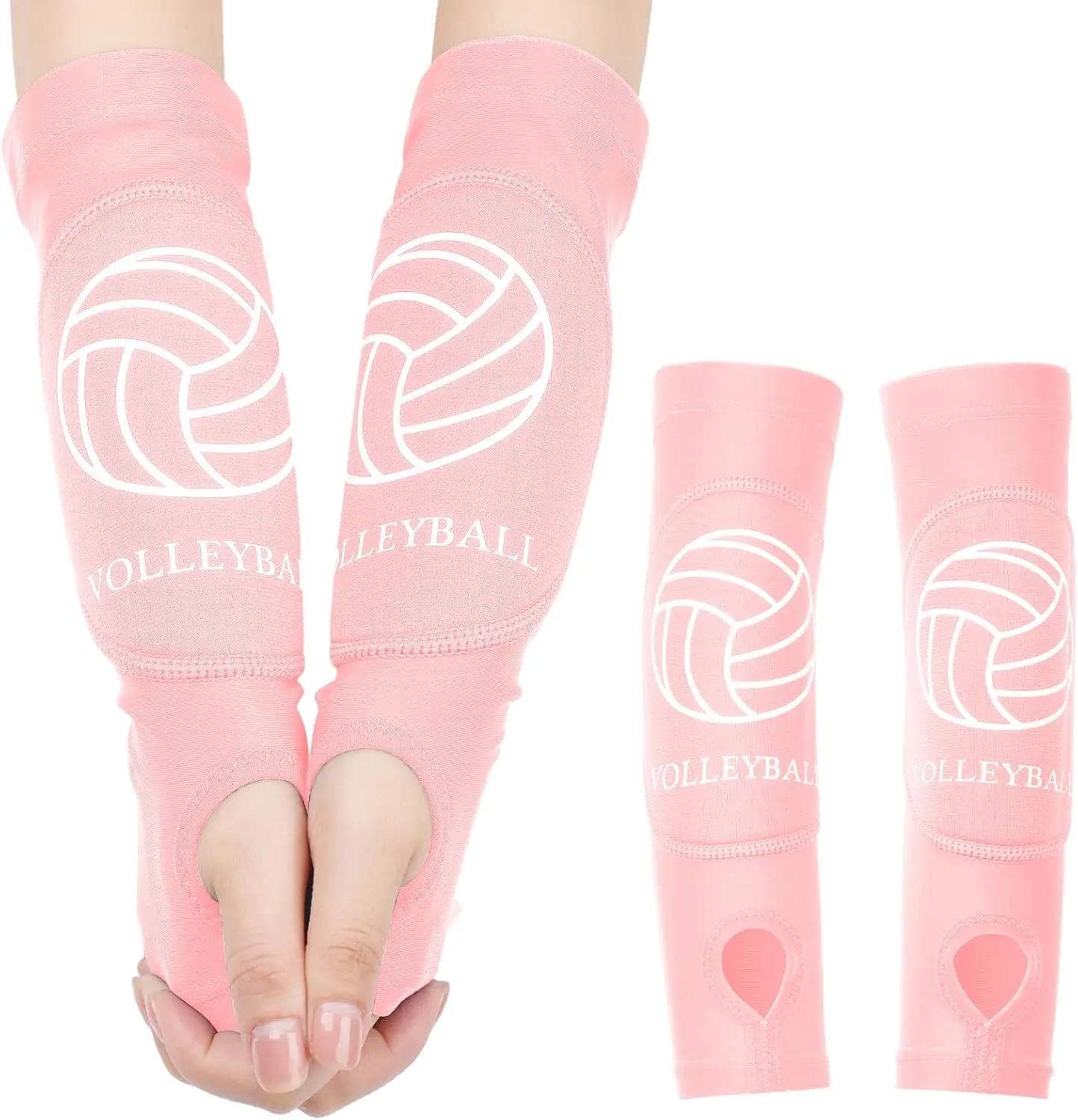 2 Pcs Volleyball Arm Sleeves Forearm Sleeves Volleyball Arm Pads for Boys Girls Teen Youth Wrist Guard