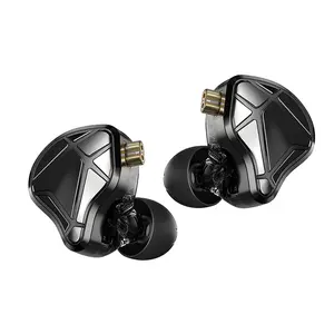 KZ Axas In-Ear Monitor, Noise-Cancelling Wired Earphones with Detachable Cable, High-Quality Esports Gaming Headphones, Hifi Audio, FPS Gaming Wired Earbuds, 3.5mm jack without Microphone.