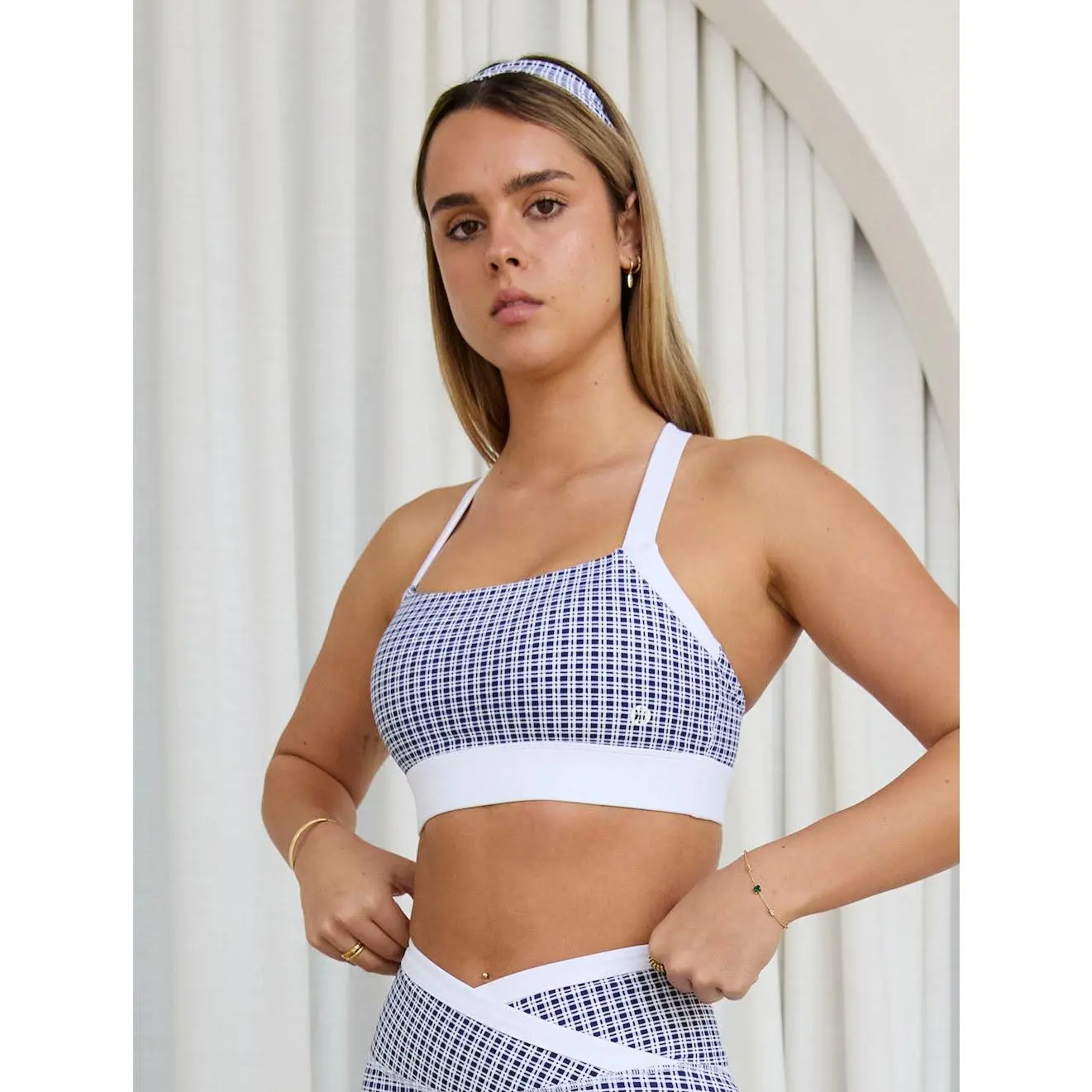 Astoria LUXE BALANCE Headband - Blue Lattice