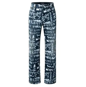 Louis Vuitton Graffiti Skate Jeans Indigo Multi