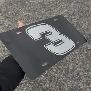 Dale Earnhardt Number 3 License Plate for Cars and Trucks