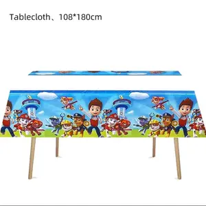 2 6FT PAW PATROL TABLECLOTHS 2 6FT PAW PATROL TABLECLOTHS