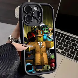 Cartoon R-Robloxs Protective Phone Case Protector for IPhone 17 Pro Max 15 Pro 14 Plus 13 12 11 XR XS Max X 16 Plus Soft TPU Back Cover Accessories