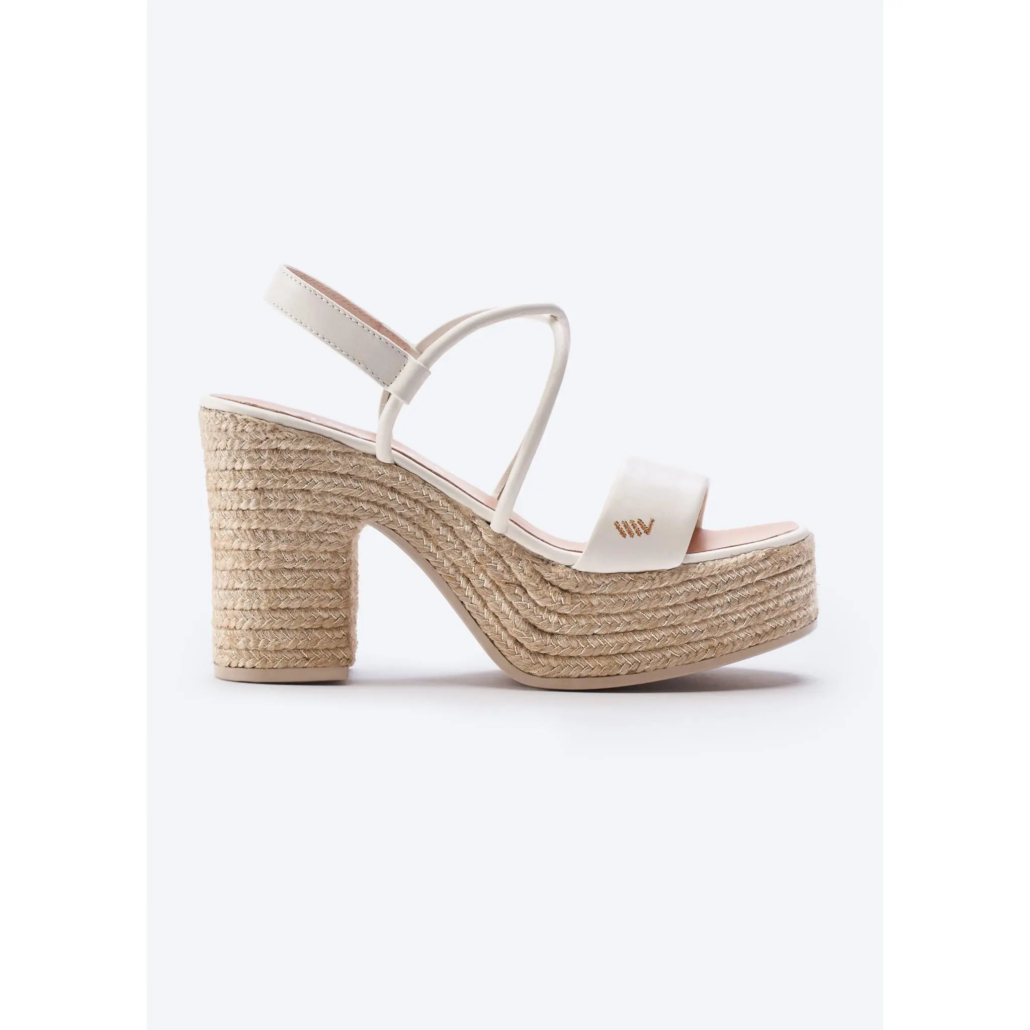 Elia Leather Espadrille Sandal Heels
