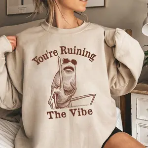 Marcus the Worm Shirt, You’re Ruining the Vibe Meme Sweatshirt, Funny TikTok Viral Meme Shirt