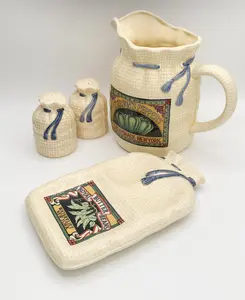 Royal Butter Bean & Peterson's Peppers Shakers, spoon rest & pitcher set