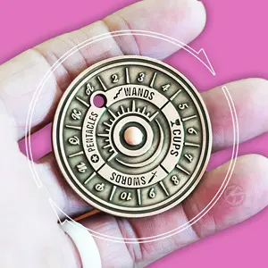 THE TAROT COIN - *LIMITED EDITION COPPER VERSION Leather Necklace Included