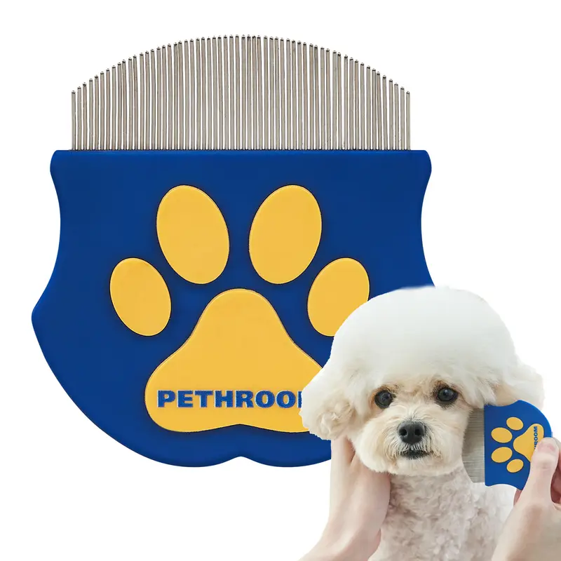 PETHROOM Easy Facial Comb for Cats and Dogs Pets Eye Comb