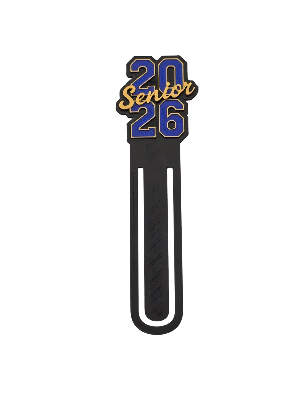 Class of 2026 Customizable Graduation Gift Bookmark - Personalized School Year Keepsake with Color Options for Seniors - 3D Printed Design - Choose Your Colors