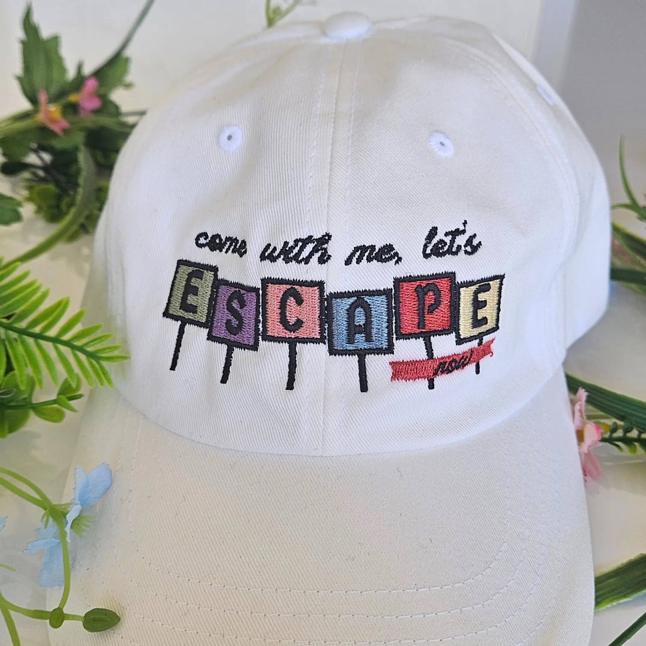 Escape Embroidered Dad Hat Cap