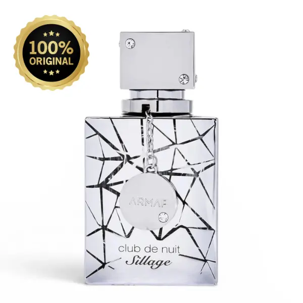 Armaf Club De Nuit Sillage Eau de Parfum, Unisex Citrus Woody Perfume with Lemon, Jasmine & Green Tea, 30ml / 1.0 oz Spray, Ginger, Floral, Rose, Cedarwood, Musk, Fruity, Bottle, Powdery, Liquid, Unisex Wear
