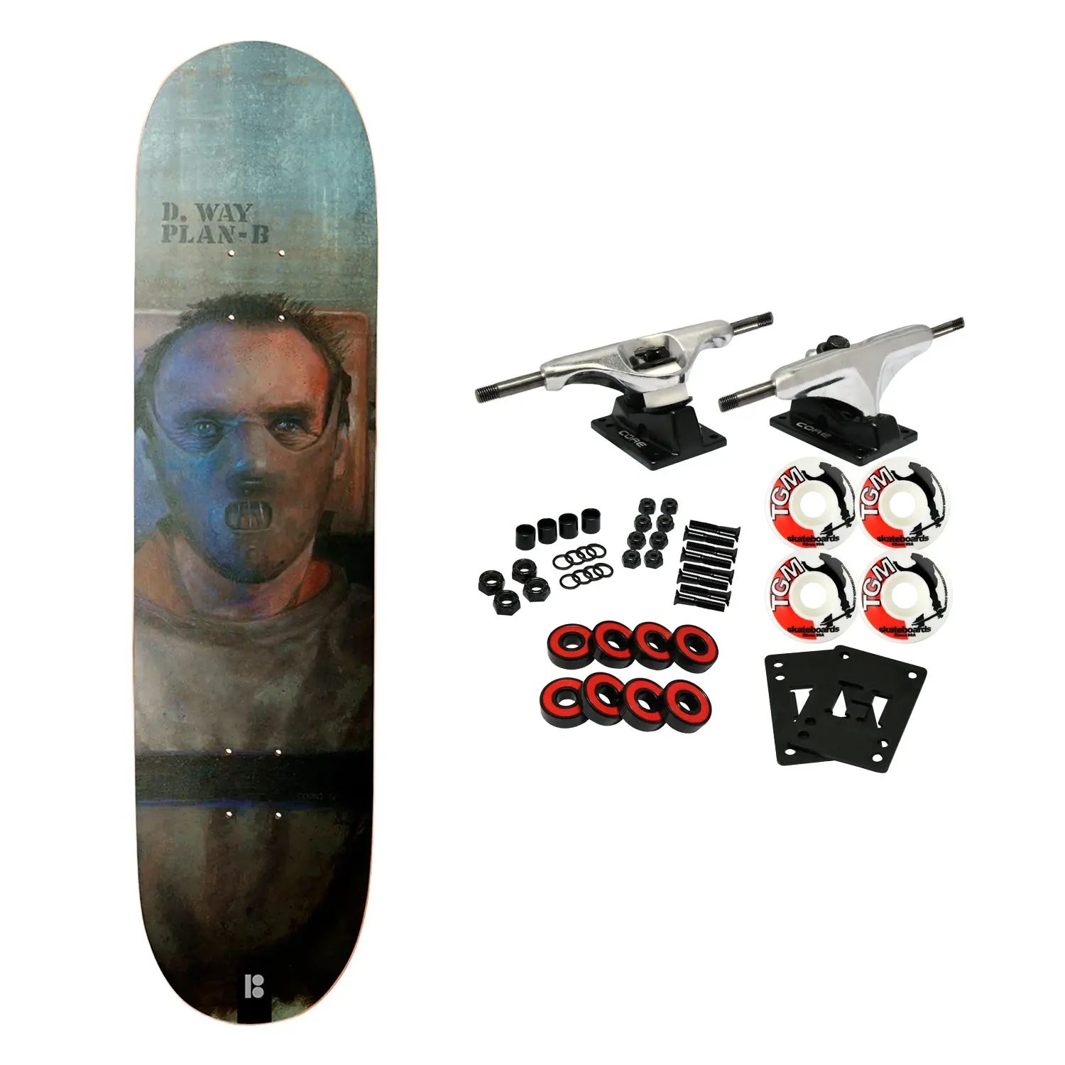 Plan B Skateboard Complete Way Hannibal 8.25" x 31.77"