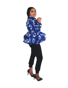 Chic Ankara Peplum Top