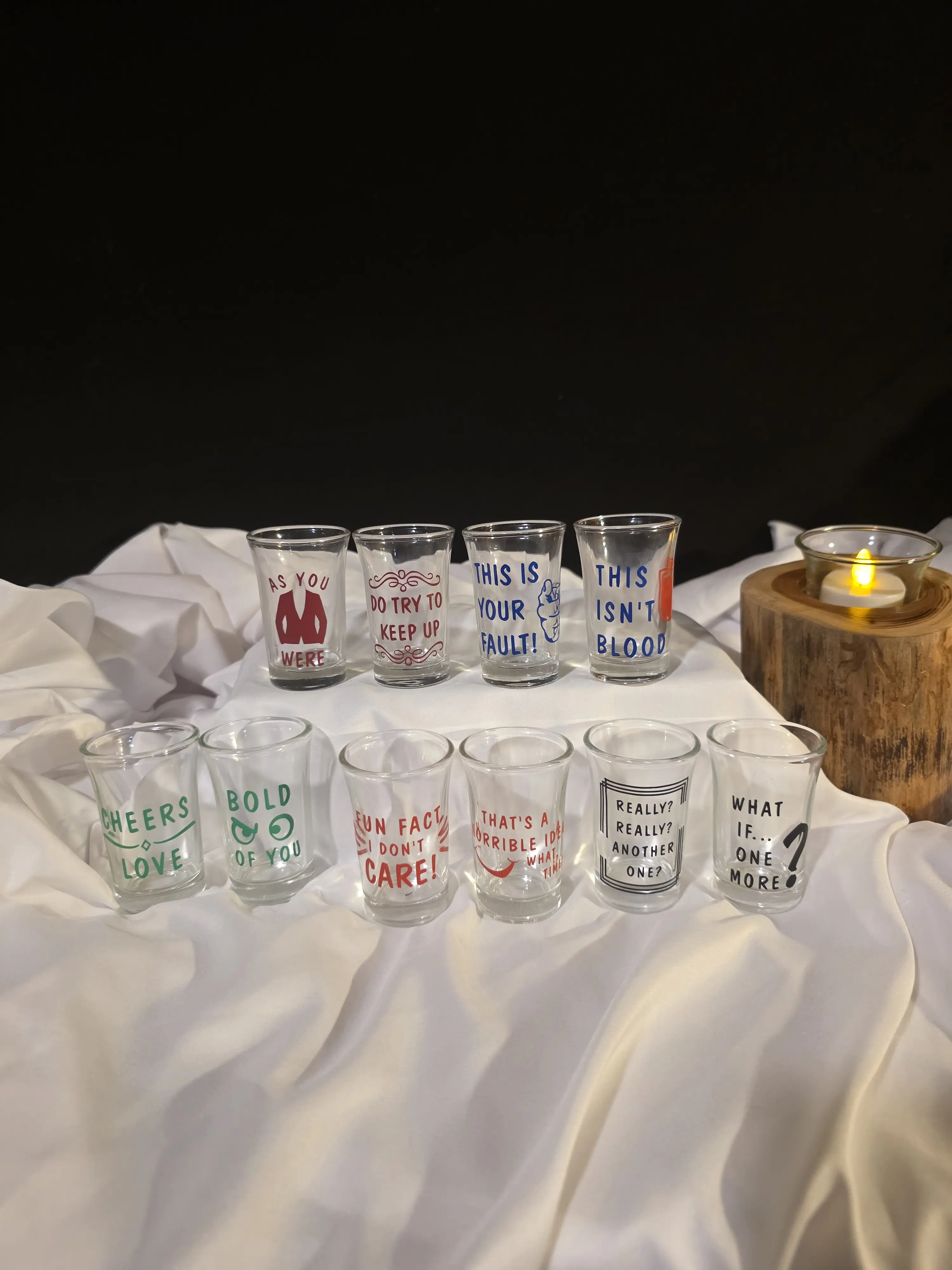 Salvatore Manor Shot Glass Collection Salvatore Manor Shot Glass Collection