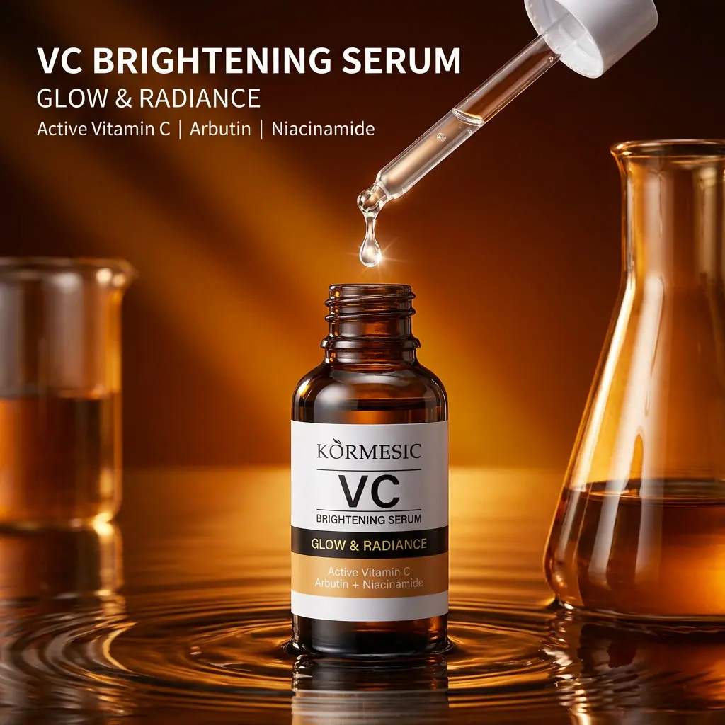 Hydrating Facial Serum with Niacinamide & Vitamin C, Daily Brightening Essence for a Dewy Radiant Look, 30ml, Brightening Facial Serum, Hydrate