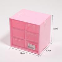 Pink 6 Drawer XX002015 1PCS