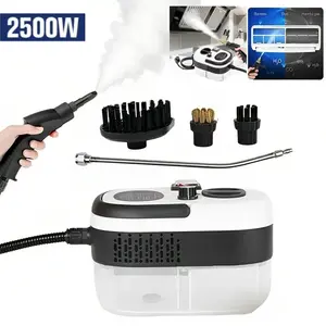 2500W Steam Cleaner,Steam Cleaner for Cars，Handheld High-Temperature Pressurized Steam Cleaner,Steam Cleaner for Car Detailing，Pressurized Handheld Multi-Surface Natural Steam Cleaner, Portable Steamer For Car,Kitchen, Bathroom portable handheld（white)