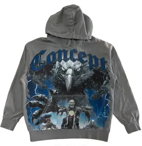 Blackhawk Hoodie with Concept Graphic Design and Eagle Motif