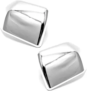 Sizver Triple Chrome 2pcs Door Mirror Cover Overlay Designed For 2015-2020 F150