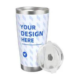 Custom Pattern Stainless Steel Insulated Tumbler, Portable Travel Mug for Office, Car, Sports, Cafe & Home Use