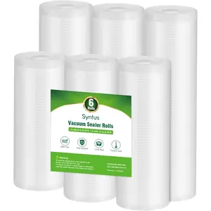Vacuum Sealer Bags, 6 Pack 3 Rolls 11" x 20' and 3 Rolls 8" x 20' Commercial Grade BPA Free Bag Rolls, Food Vac Bags for Storage, Meal Prep or Sous Vide