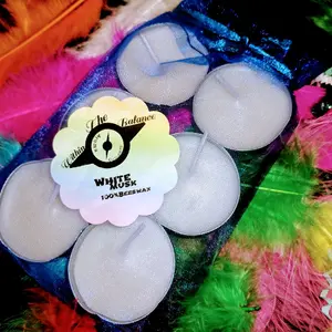 White Musk Beeswax Tealight Candle(6)