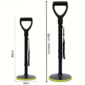 Adjustable Standing Aid — Featuring an adjustable height and portable design, this device is specifically engineered to provide assistance and support to the elderly and individuals with mobility impairments, aiding them in standing up and facilitating sh